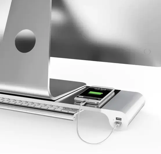 Aluminium Laptop & Monitor Riser - Ventilated Desk Stand