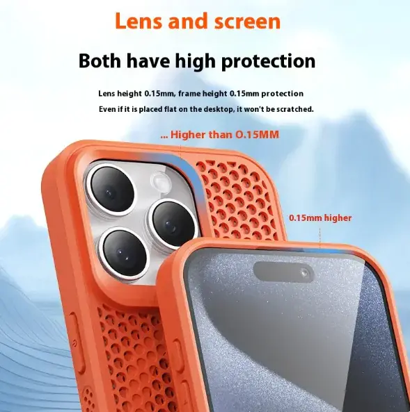 Thumbnail: Breathable Honeycomb Phone Case - Heat-Dissipating