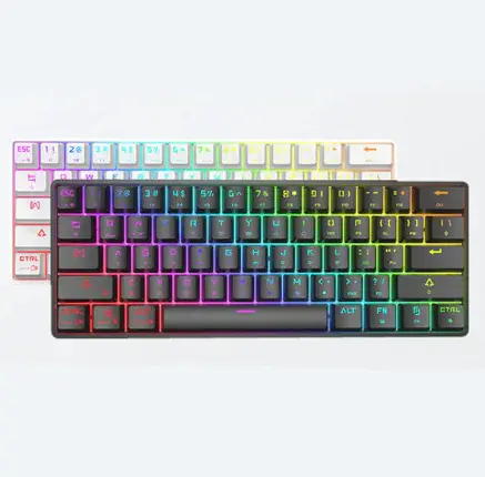 Wireless Mechanical Keyboard - PBT Keycaps, Compact