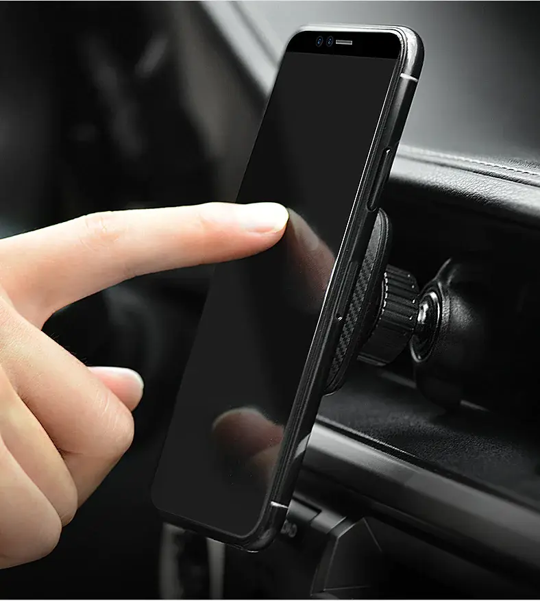 Magnetic Car Vent Mount - Compact Phone Holder