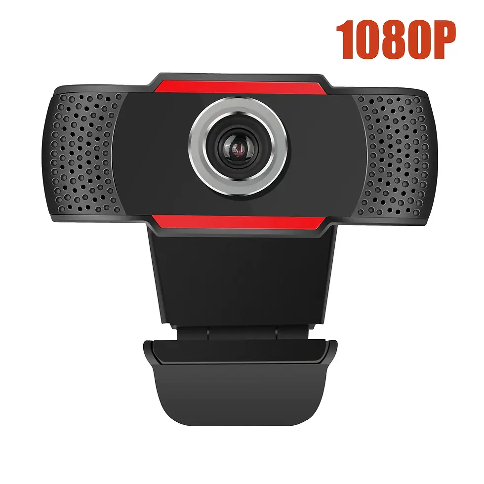 2K HD Webcam - Swivel & Tilt for Video Conferencing