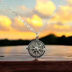 Compass Rose Necklace with CZ.jpg