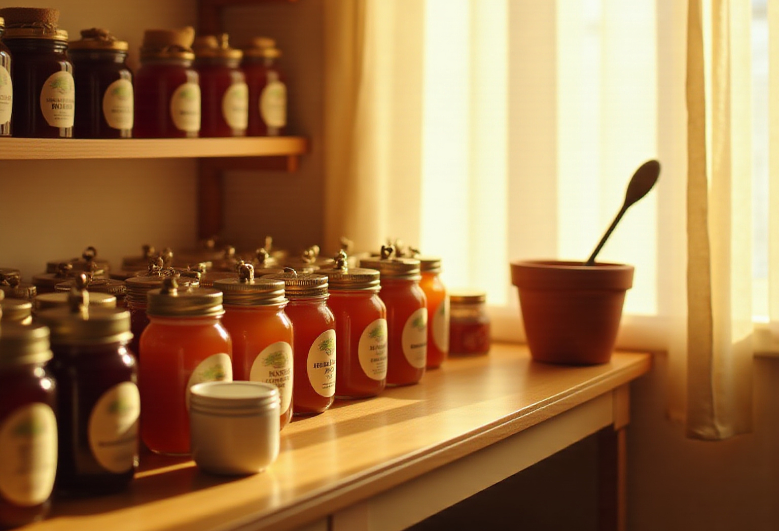 Arranged Food and Objects
