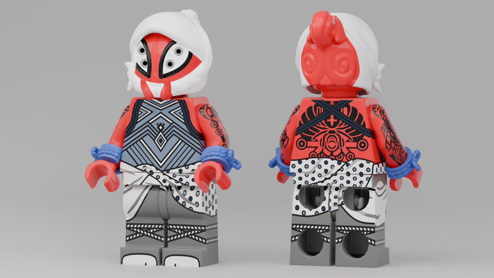 🕷️ “PREORDER ONLY” Kumo No Senshi 🕷️ pad printed minifigure