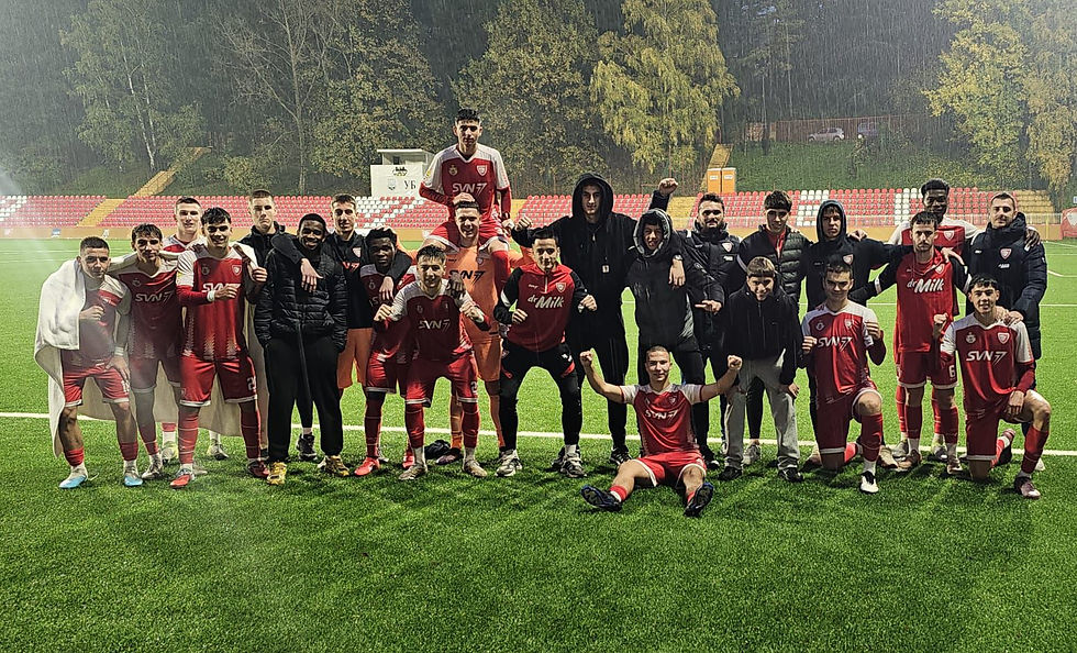 Омладинска селекција након победе над Академијом Дуљај