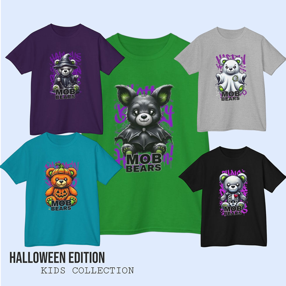 Kids Tee - MOB Bears Halloween Edition