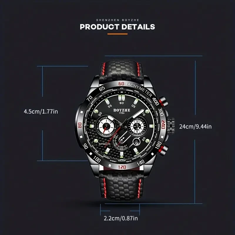 Thumbnail: BOYZHE 1986 Automatic Mechanic Wristwatch