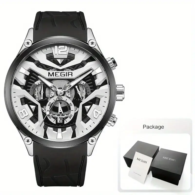 Thumbnail: MEGIR Multifunction Quartz Wristwatch