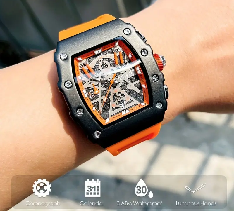 Thumbnail: MEGIR Chronograph Quartz Men's Wristwatch