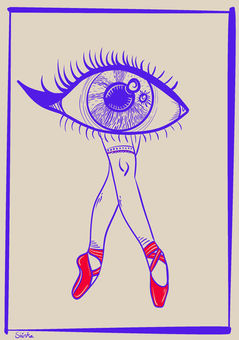 Dancing eye