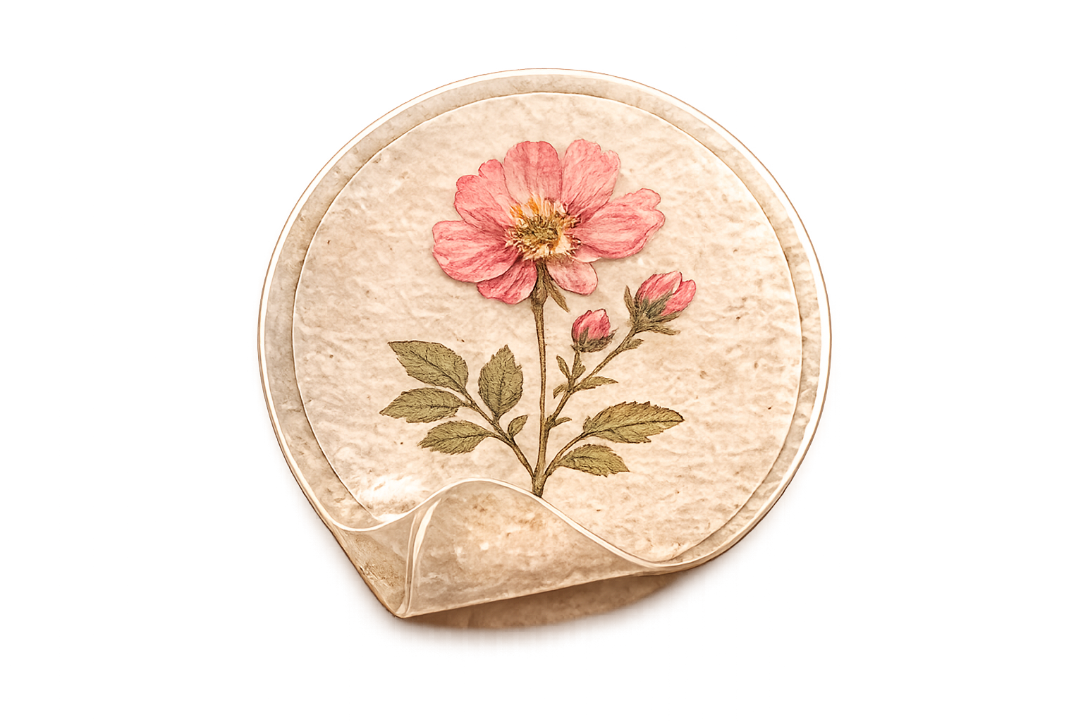Flower sticker