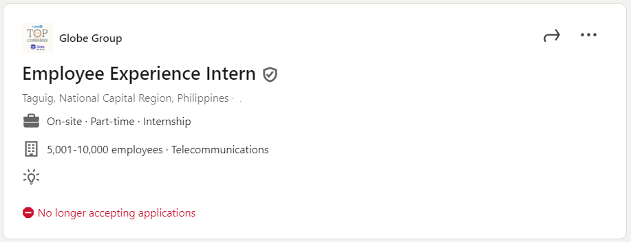The LinkedIn job posting that caught my eye.