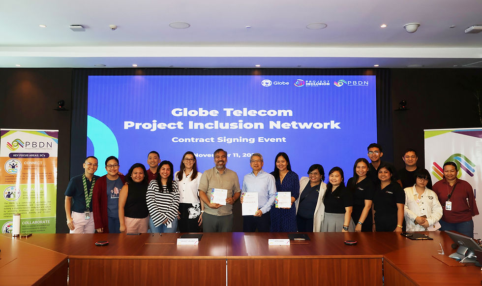 This partnership with PIN marks just the beginning of a journey to redefine what inclusion looks like at Globe.