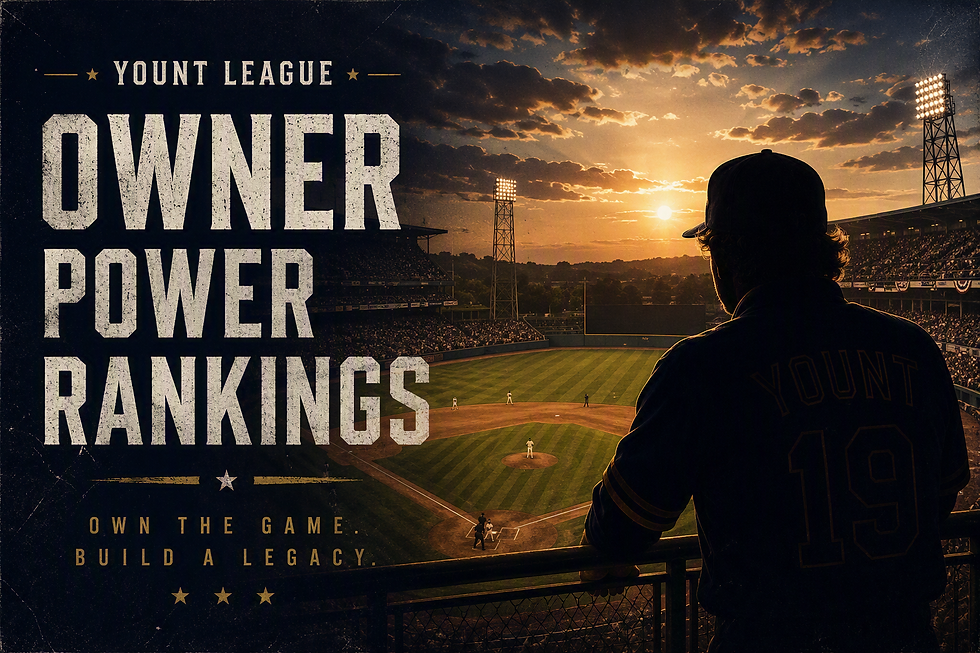 Season 63 Owner Power Rankings