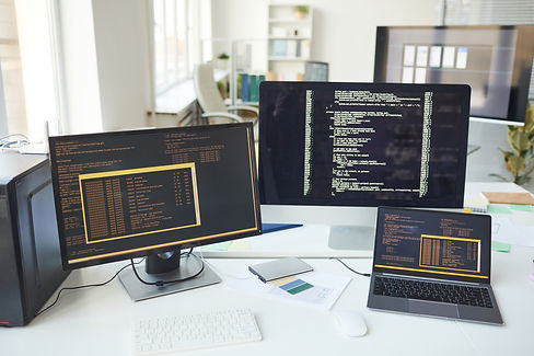 Computer with Code - Shot by Rahul Patil