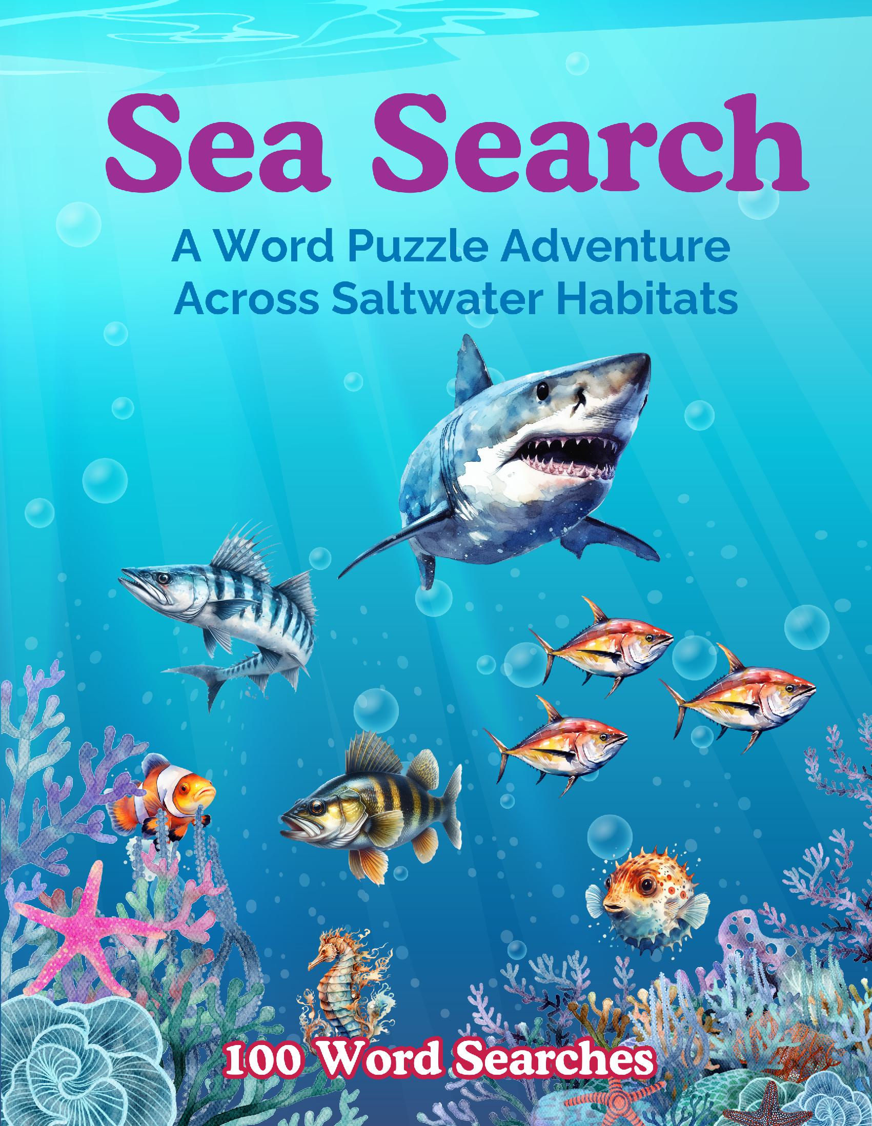 Sea Search - A Word Puzzle Adventure Across Saltwater Habitats