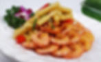 Fries with shrimp / frites avec crevettes
