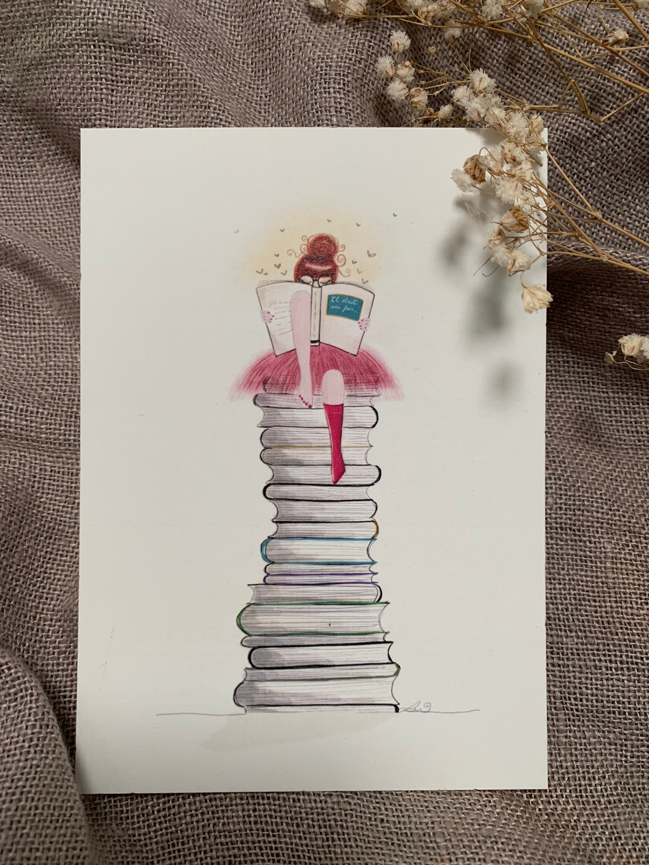 Carte petite liseuse