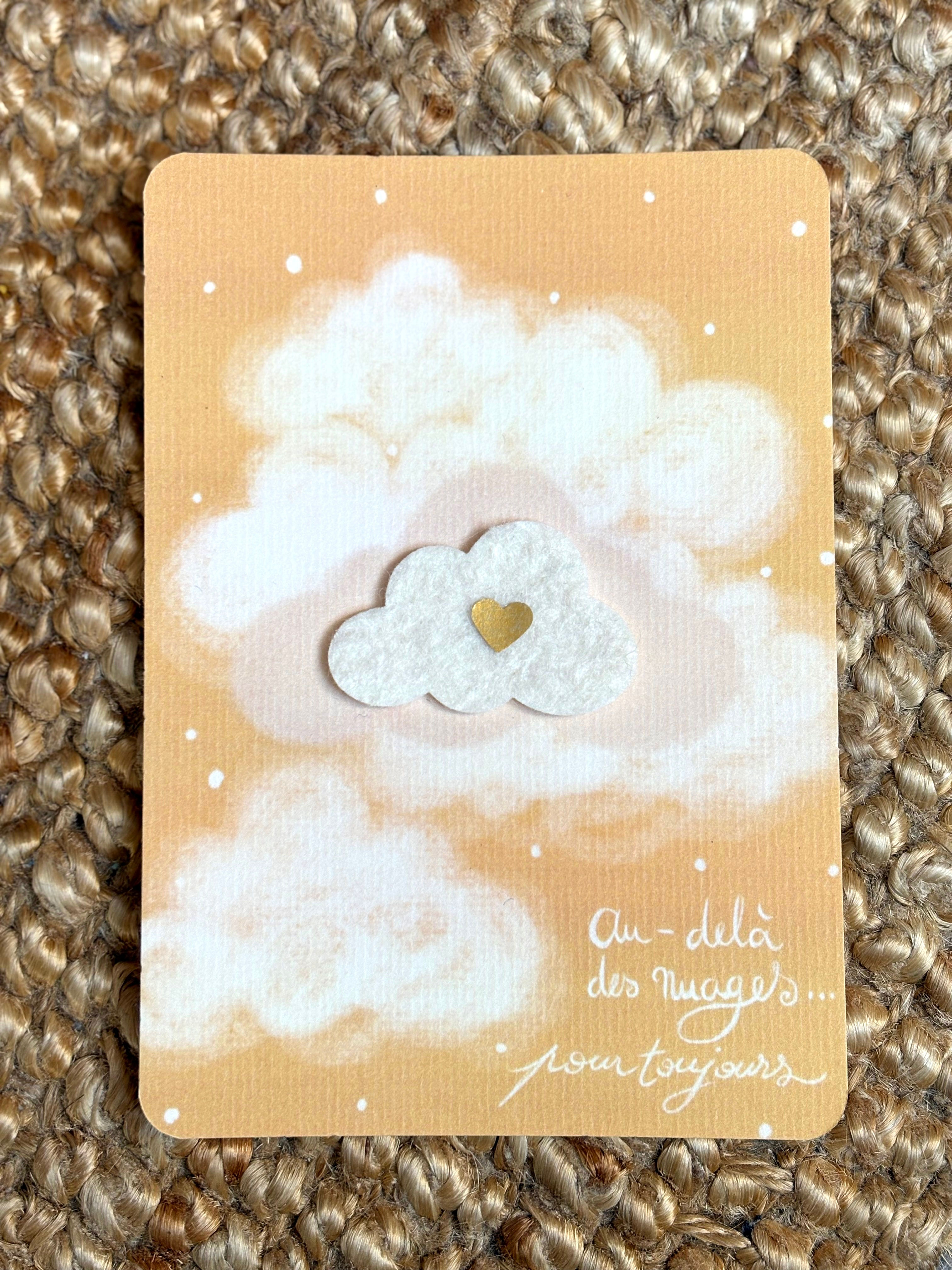 Carte pensées nuages