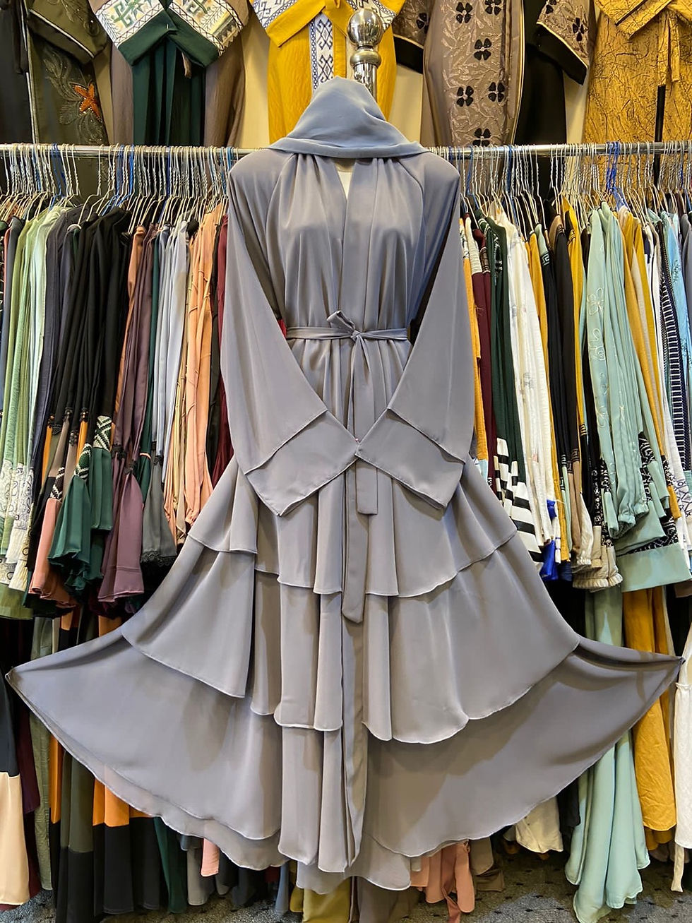 Thumbnail: Dubai Abaya with Tarha