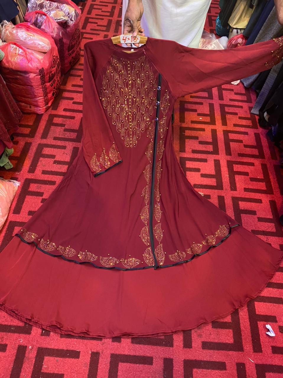 Thumbnail:  Quality Dubai Abaya with Tarha