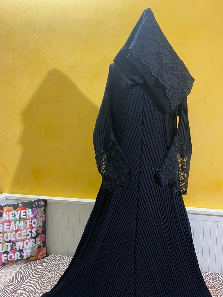 Thumbnail: Dubai Abaya with Tarha