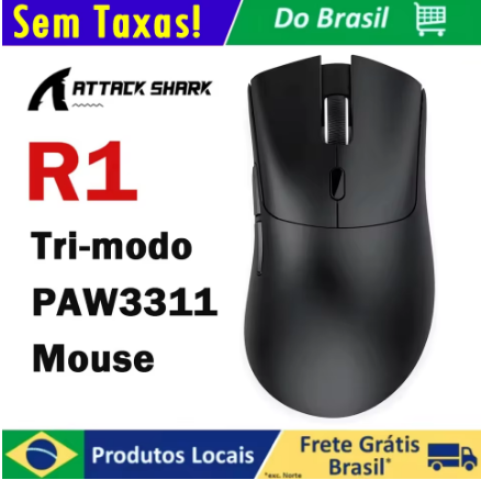 Mouse Sem Fio Attack Shark R1