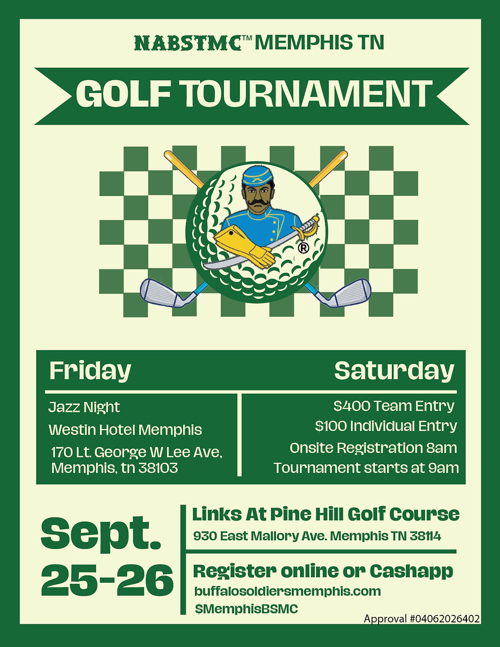 NABSTMC Memphis TN Annual Golf Tournament