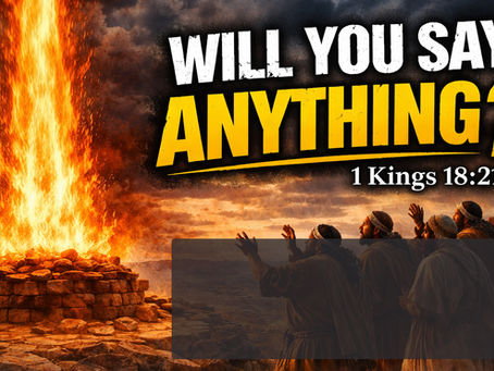 Will You Say Anything? - Pastor Stacey Shiflett