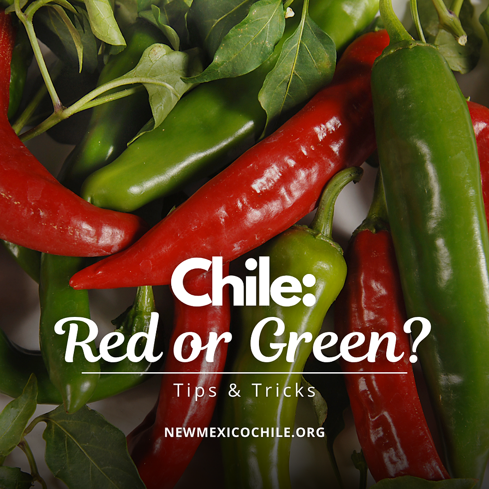Red or Green? A staple of New Mexican culture