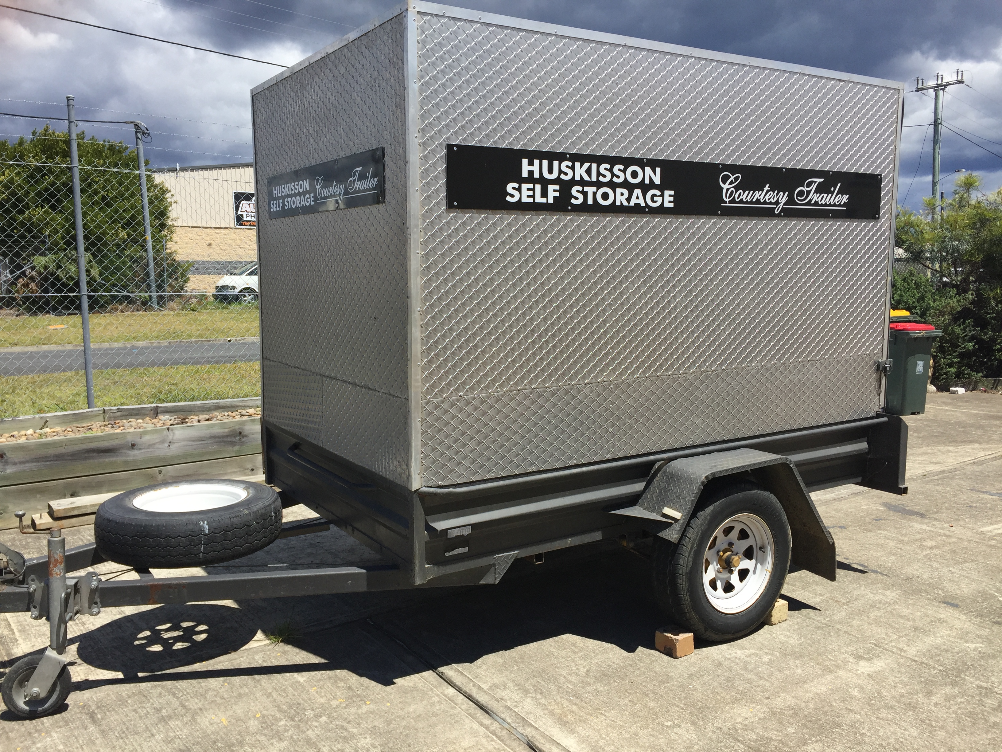 Enclosed Curtesy Trailer