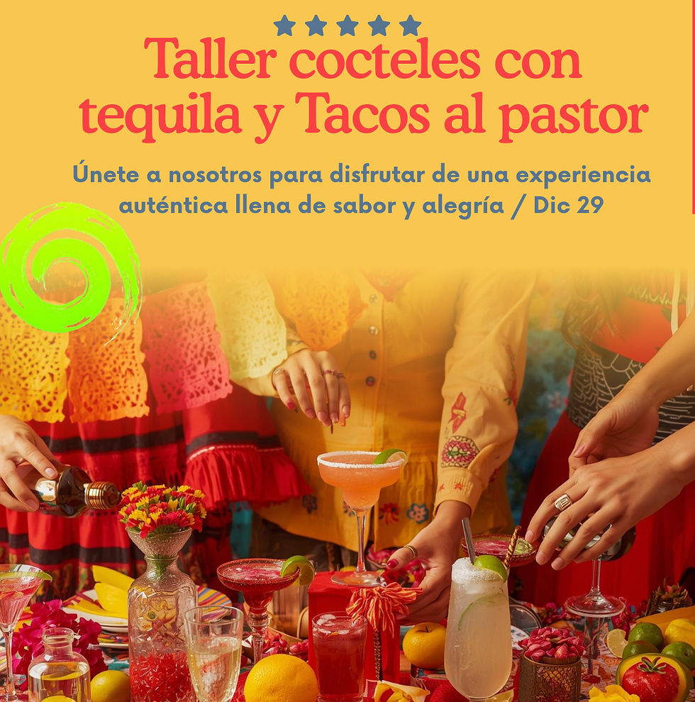 🍸✨ tacos y catrinas de cocteles