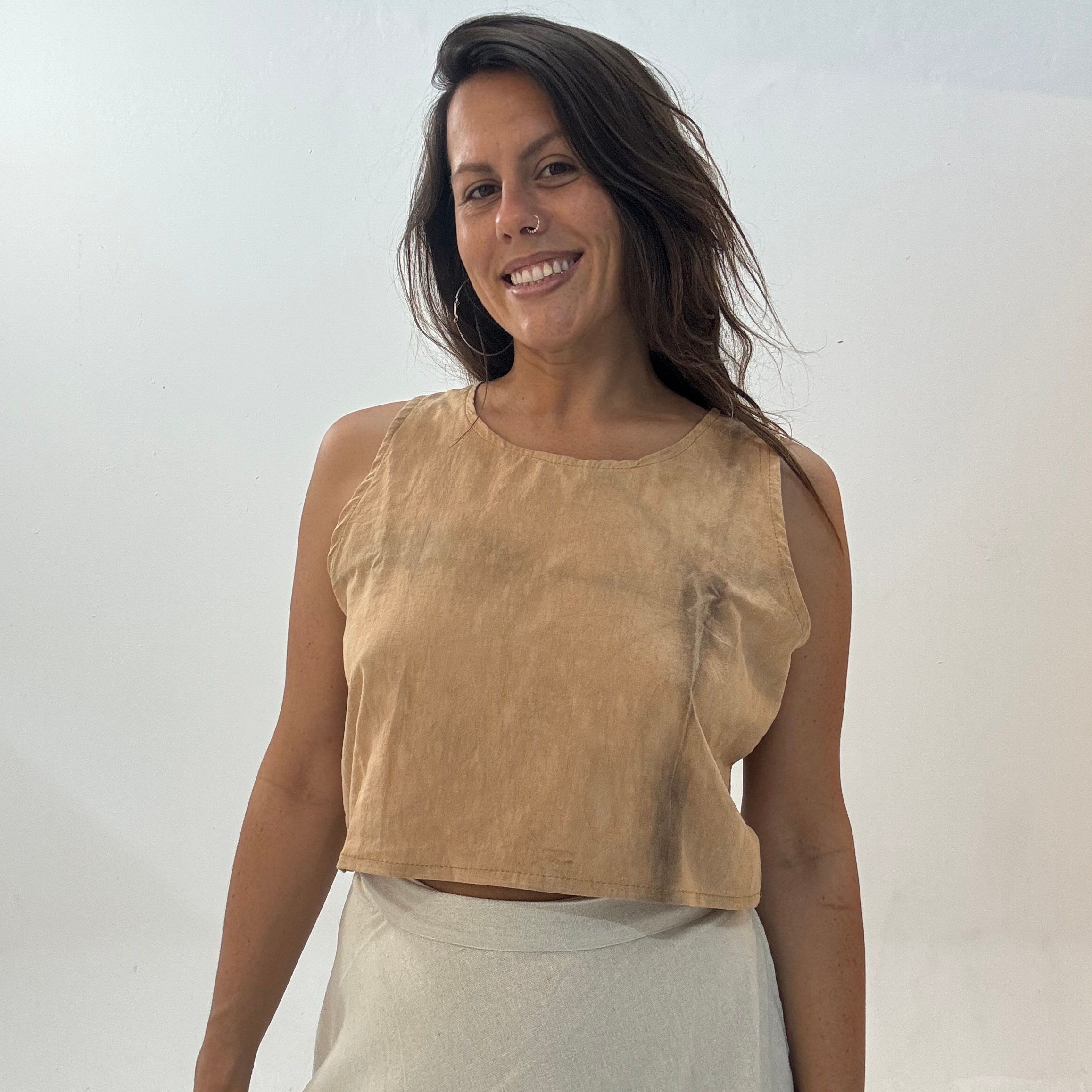 Blusa shibori cogumelo