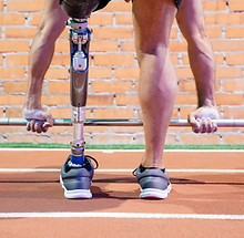 Athlete With Prosthesis