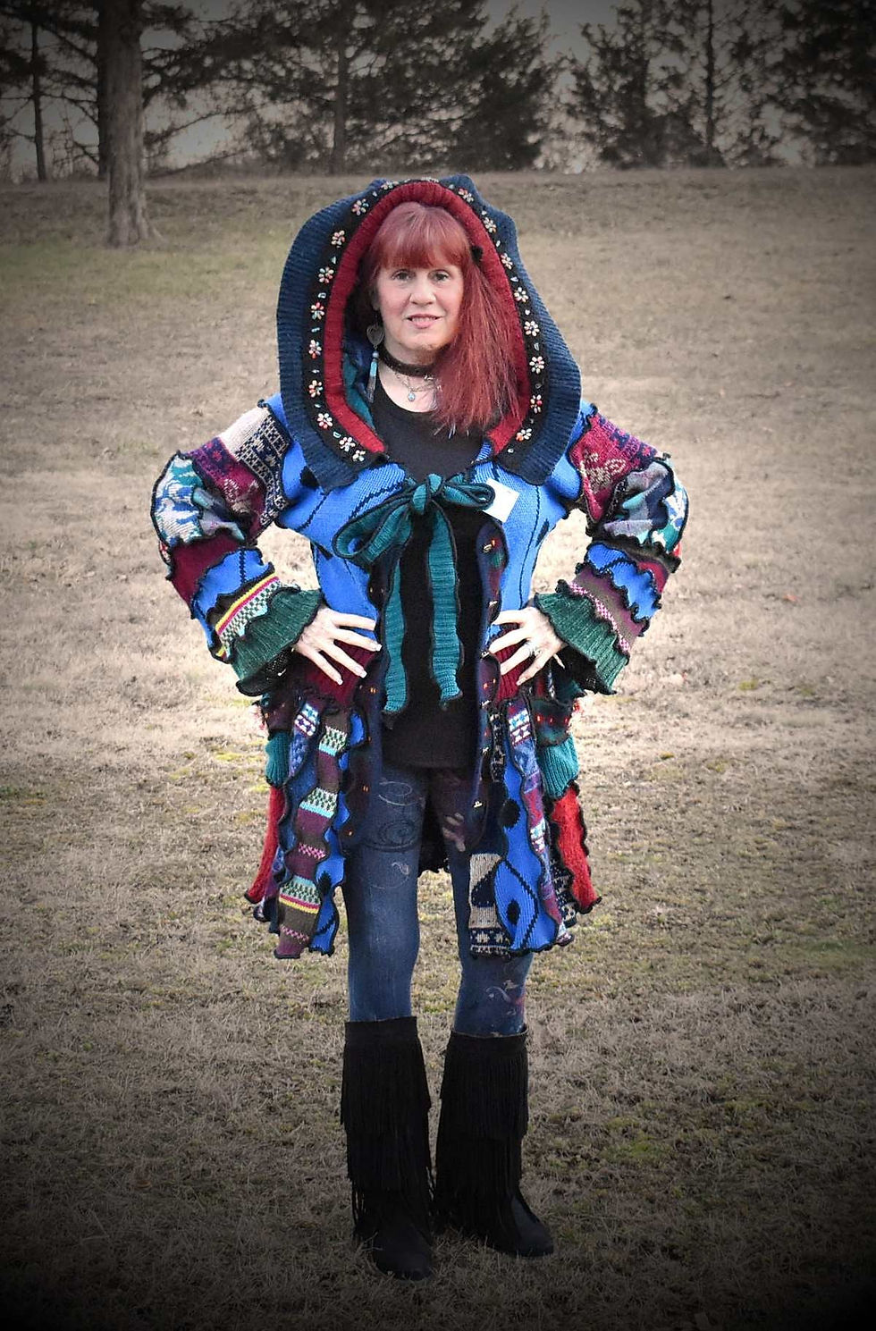 Recycled Sweater Coat