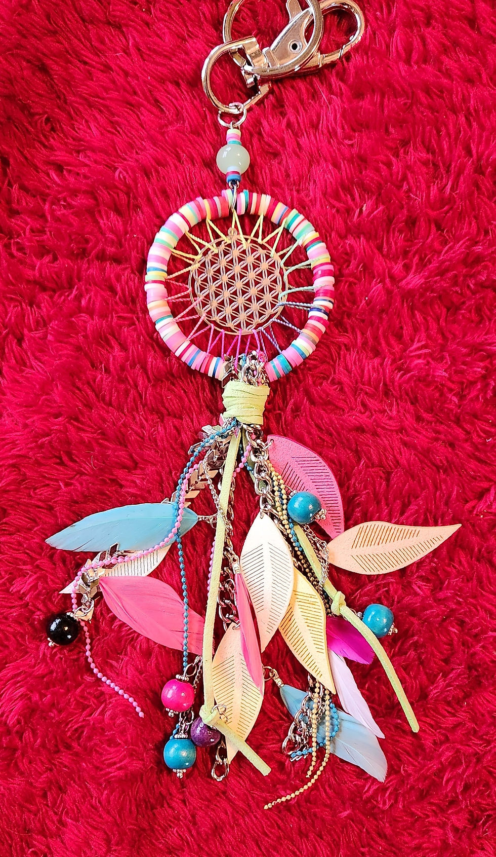 flat full view of purse charm