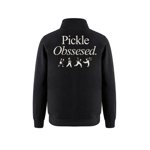 Pickle Obsessed 1/4 Zip Sweatshirt | Pickleball Peeps App