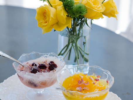 Faloodeh - Persian Frozen Noodle Dessert