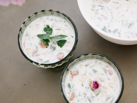 Abdoogh khiar, also known as Cold Cucumber Yogurt Soup, is a refreshing and cool dish ideal for hot summer days.