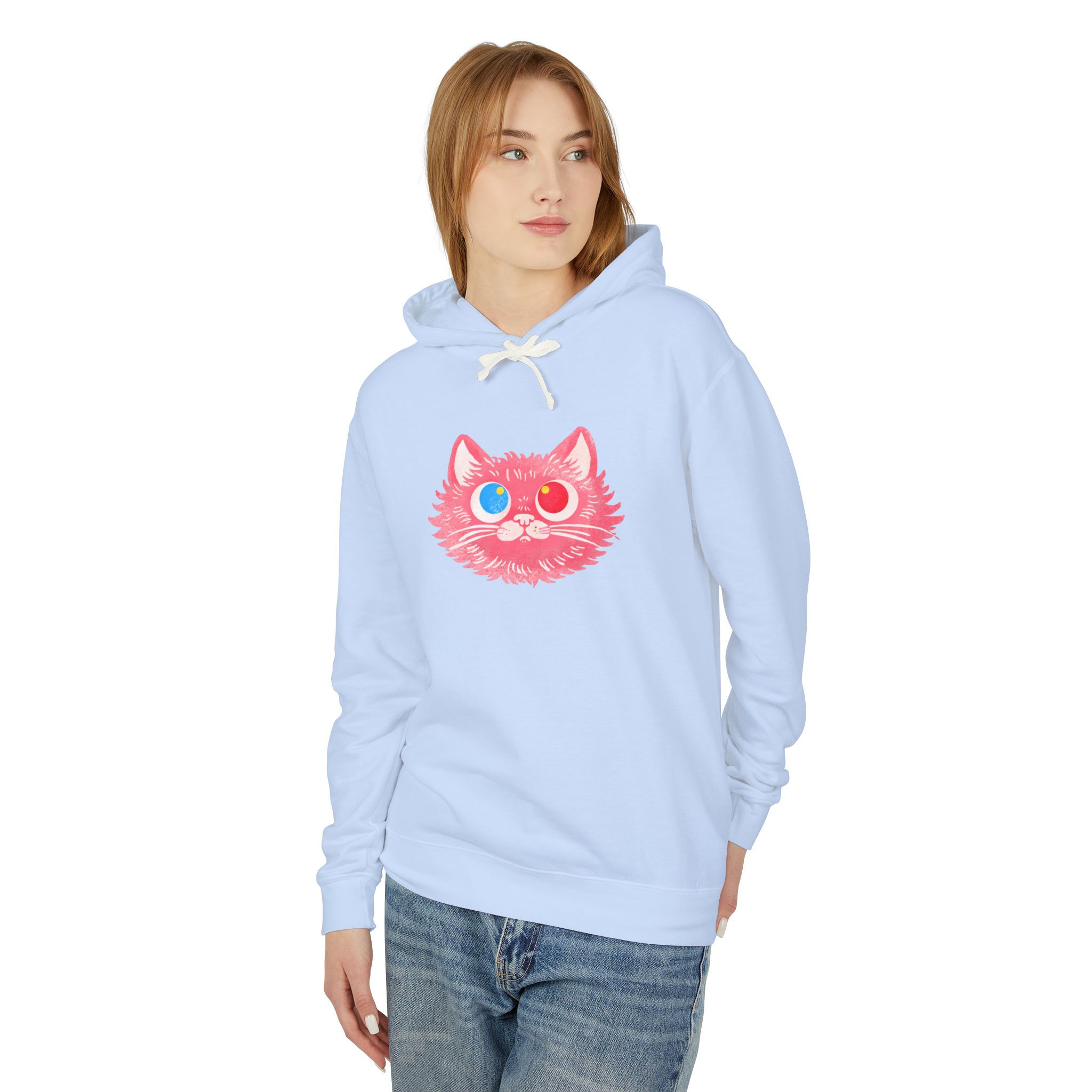 3D Cat Unisex Pullover Hoodie
