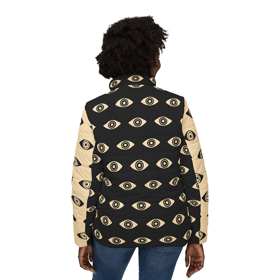 Thumbnail: The Queen-Women's Quilted Puffer Jacket B/C