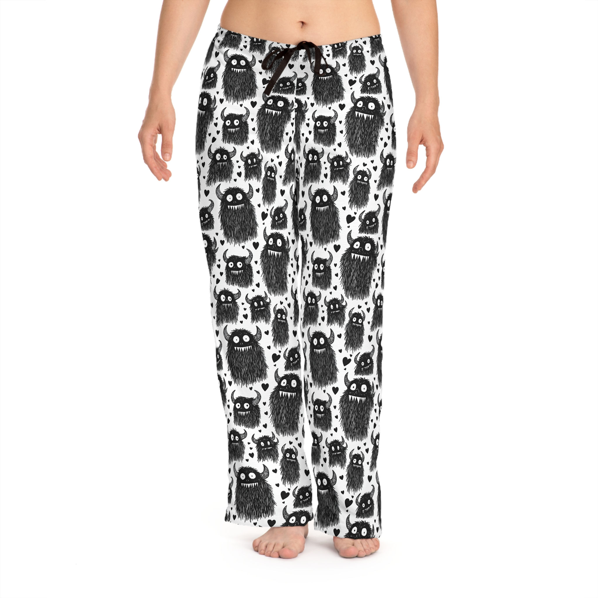 Monstres- Scruffy-Women's Pajama Pants