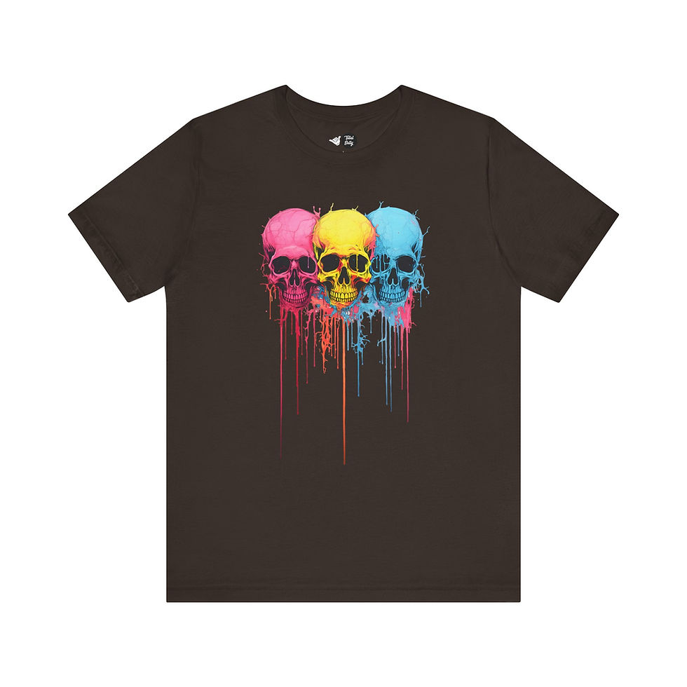Wax Skulls-Bella+Canvas-BC3001