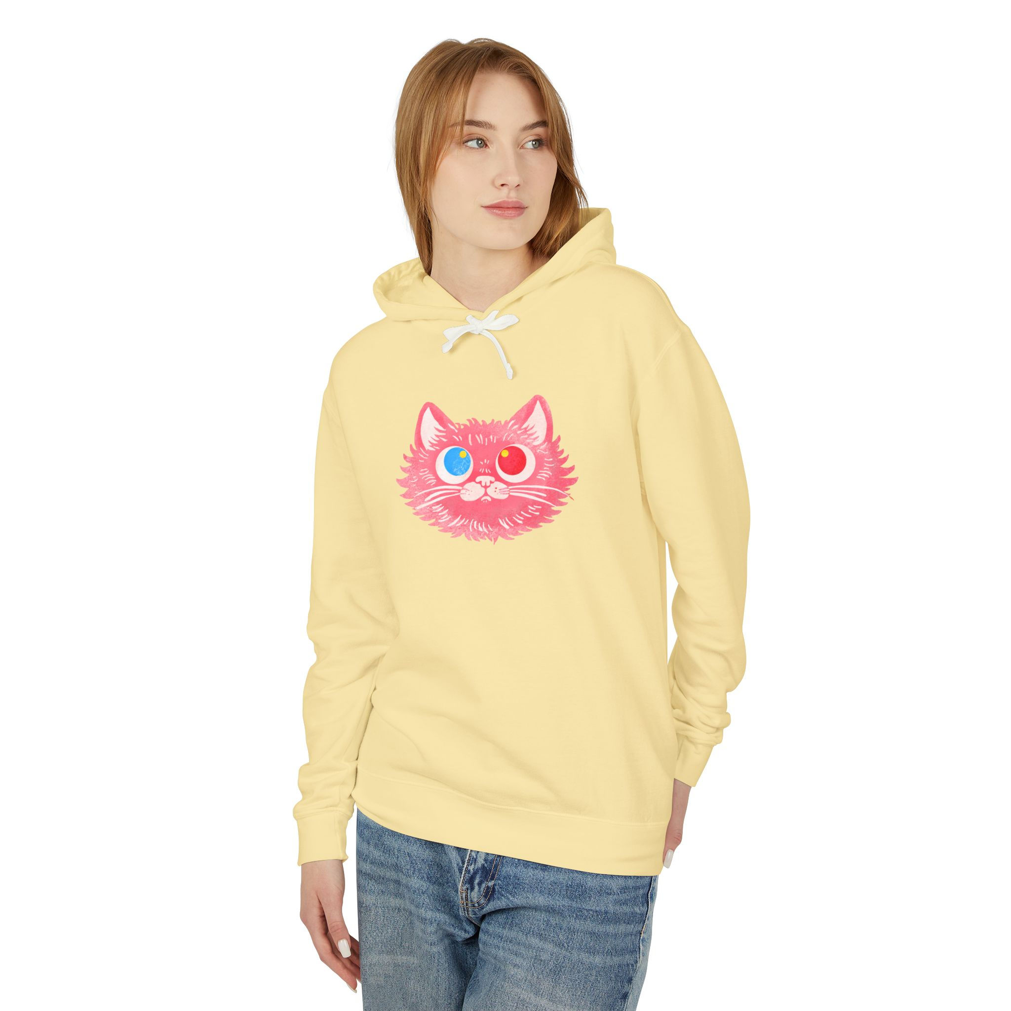 3D Cat Unisex Pullover Hoodie