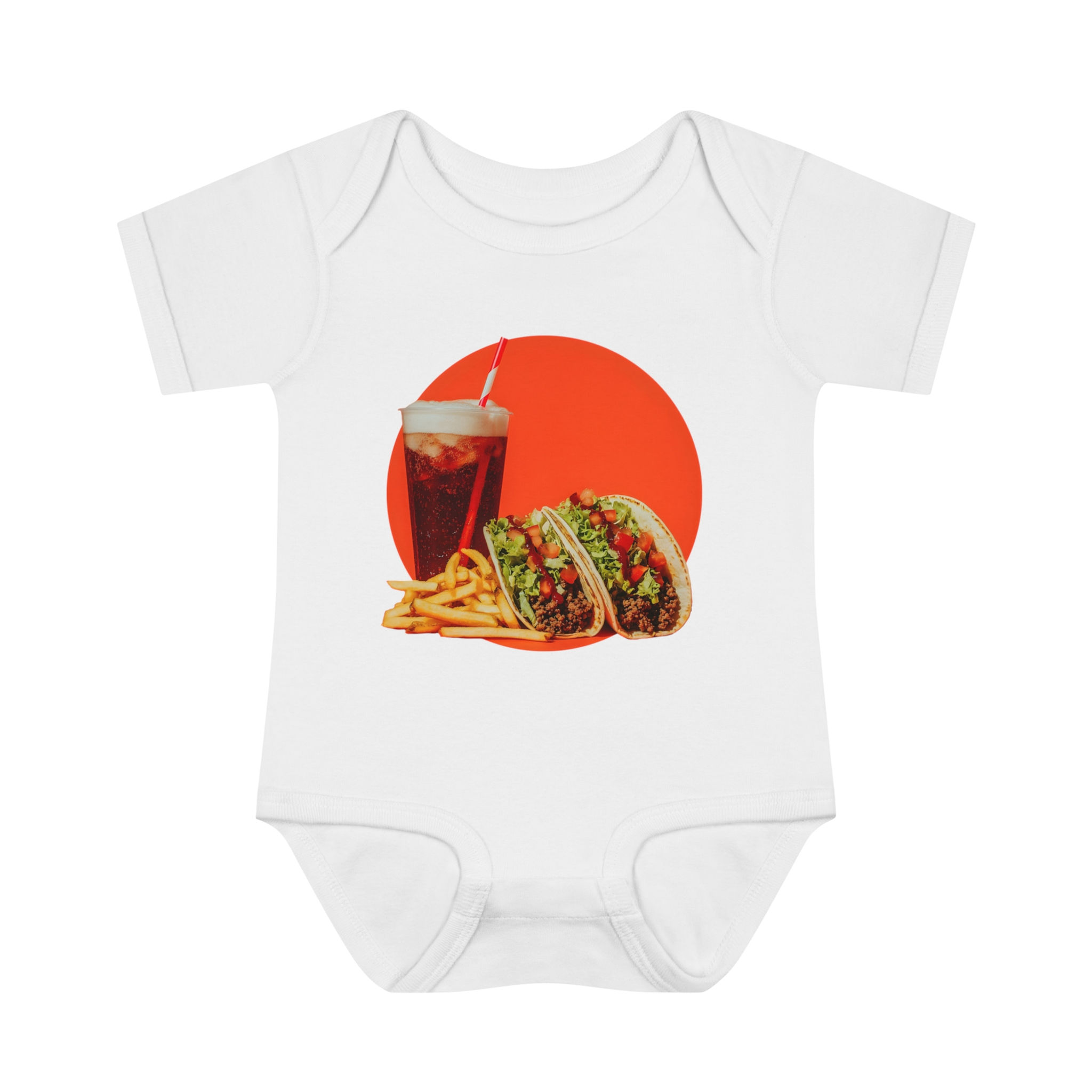 Burger Time-Tacos Baby Onesie