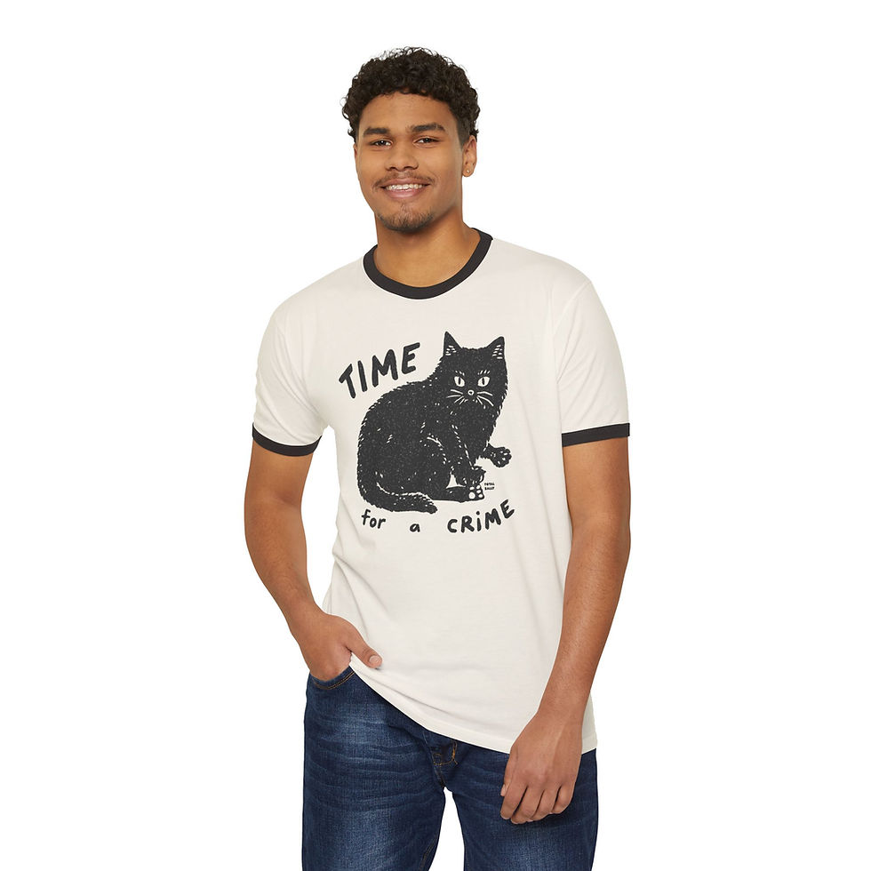 Thumbnail: Crime Cat Ringer Tee
