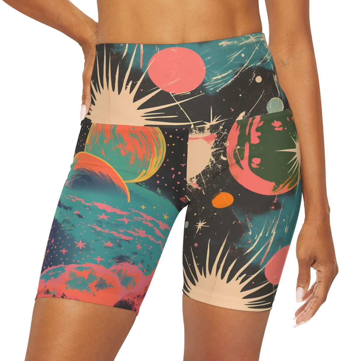 SciFi High Waisted Shorts