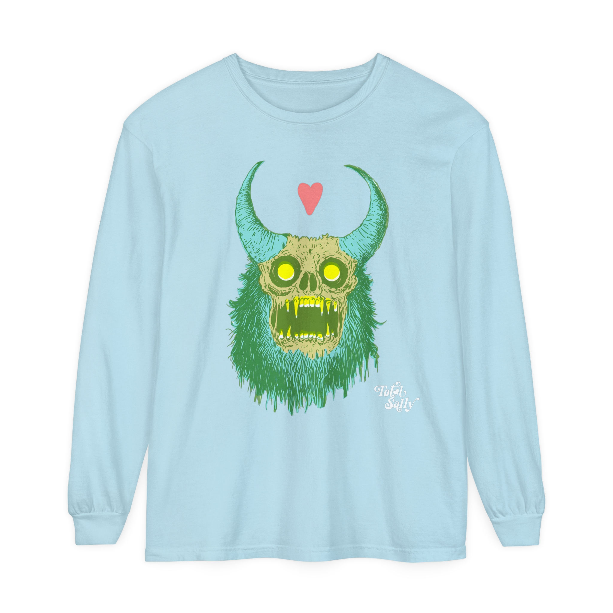 Monstres-Love Bug- Long Sleeve Tee-Comfort Colors-cc6014