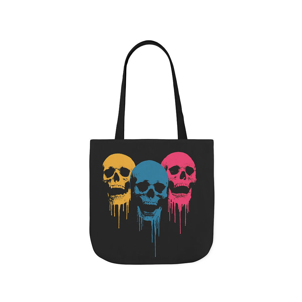 Thumbnail: Old Souls Skulls Tote Bag