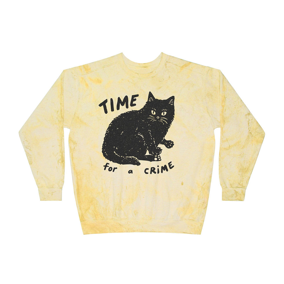 Thumbnail: Crime Cat Premium Sweatshirt